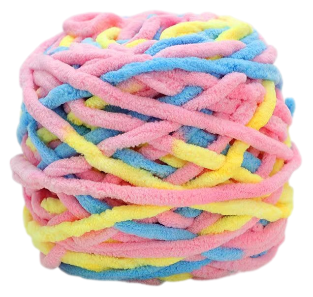Super Chenille Yarn 7-8mm, 55 Yards (50m), 95g/3.35oz, Bulky Yarn for Knitting & Crafts