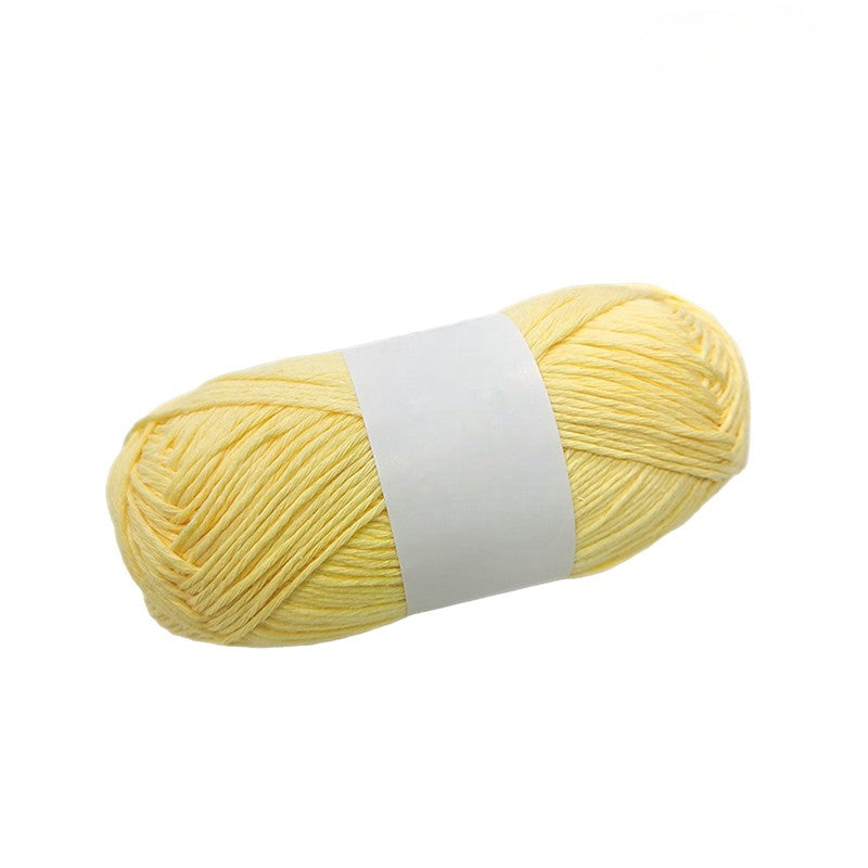 Yellow 100% Cotton 9ply Yarn #3 Light Worsted Weight for Arts & Crafts, Knitting, Crochet (220 Yard Skein)