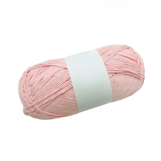 Pink 100% Cotton 9ply Yarn #3 Light Worsted Weight for Arts & Crafts, Knitting, Crochet (220 Yard Skein)