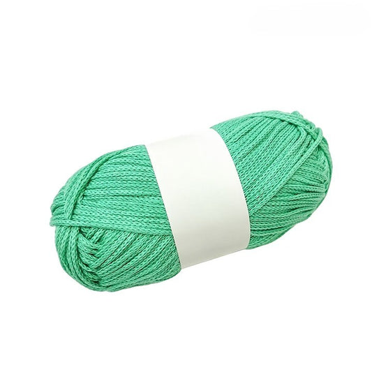 Light Green 100% Cotton Yarn #5 Chunky Weight for Arts & Crafts, Knitting, Crochet (110 Yard Skein)