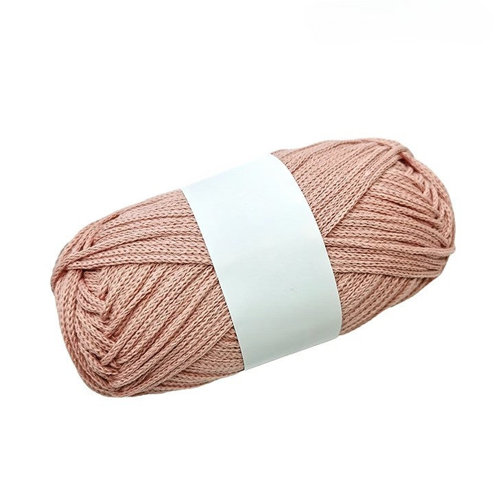 Pearl Pink 100% Cotton Yarn #5 Chunky Weight for Arts & Crafts, Knitting, Crochet (110 Yard Skein)