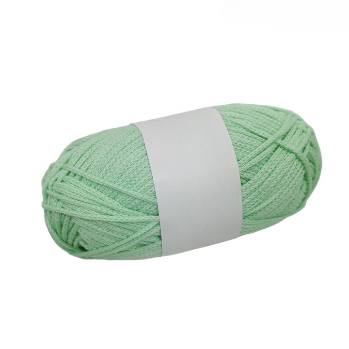 Mint Green 100% Cotton Yarn #5 Chunky Weight for Arts & Crafts, Knitting, Crochet (110 Yard Skein)