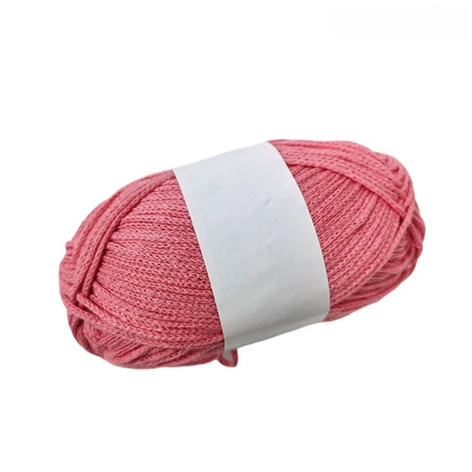 Candy Pink 100% Cotton Yarn #5 Chunky Weight for Arts & Crafts, Knitting, Crochet (110 Yard Skein)