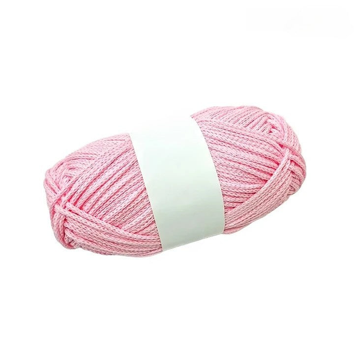 Pink 100% Cotton Yarn #5 Chunky Weight for Arts & Crafts, Knitting, Crochet (110 Yard Skein)